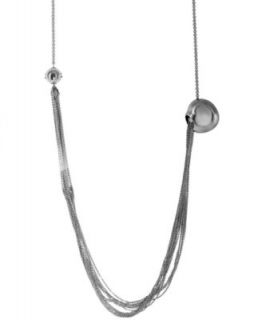 Breil Necklace, Stainless Steel Adjustable Heart Pendant   Fashion