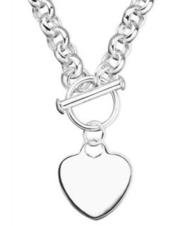 Victoria Townsend Diamond Necklace, Sterling Silver Diamond Heart