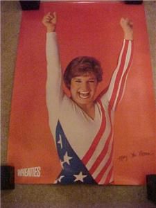 Mary Lou Retton 1980s Wheaties 21x 30 Poster NR MT