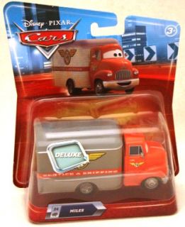 Disney Cars Deluxe Miles Delivery Truck New HTF