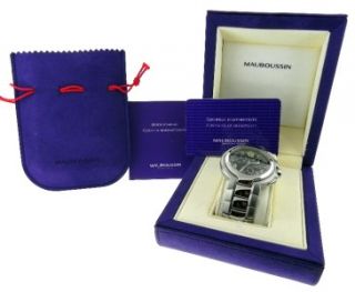 Mens Mauboussin Marbore Chronograph Date Watch Box & Papers Retail $