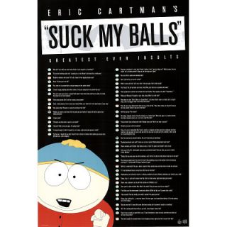South Park TV Poster Eric Cartmans Greatest Insults