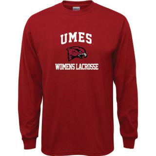 Maryland Eastern Shore Hawks Cardinal Red Womens Lacrosse Arch Long
