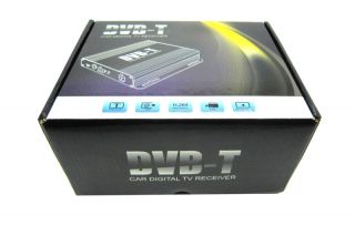 Car HD SD DVR H 264 DVB T TV Tuner Terrestrial Receiver High Speed