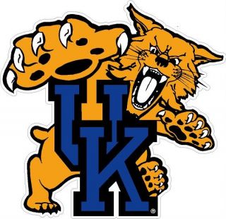 Kentucky Wildcats Mascot Logo Digital Printed Graphic Vinyl Window