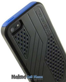 Blue Black Duo Max Honeycomb Matte Hard Case TPU Skin for Apple iPhone