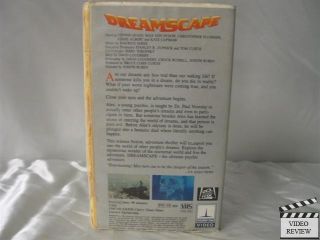 Dreamscape VHS Dennis Quaid Max Von Sydow