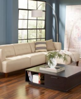 Kayla Leather Sectional Living Room Furniture Sets & Pieces
