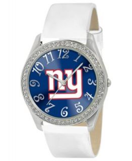 Game Time Watch, Womens New York Yankees White Leather Strap 40mm MLB