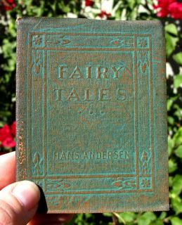 Leather Vintage Book FAIRY TALES Hans Christian Anderson Stories 1919