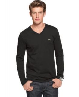 Lacoste Sweater, Great Lacoste Classics V Neck   Mens Sweaters   