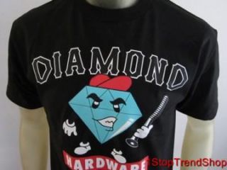 Diamond Supply Co Mens Hella Tight Black s s Shirt Size Medium Skate