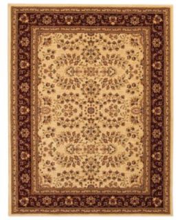 Couristan Area Rug, Tolya TOL6709 Cream/Red 53 x 76   Rugs   