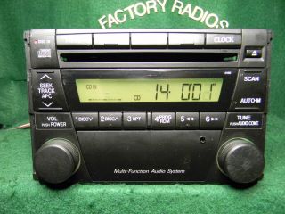 02 03 Mazda MPV CD Radio Aux I Pod  SAT Input