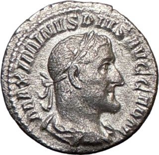 Maximinus I 236AD German Victory Silver Authentic Ancient Roman Coin