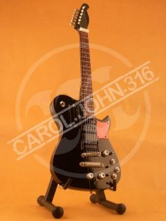 Miniature Guitars Matt Bellamy Manson 007 Black Muse Custom Guitar