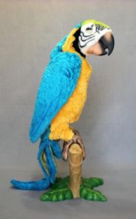 FurReal Friends Squawkers McCaw Parrot w Remote Perch Hasbro