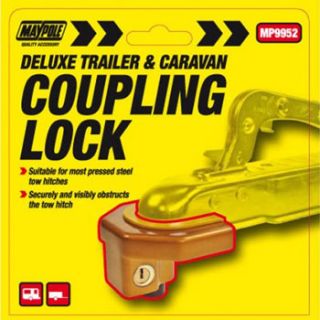 Maypole Deluxe Caravan Trailer Coupling Hitch Lock Security Pole Lock
