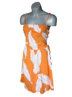 Roxy Orange Strapless Beach Bikini Dress BNWT 4 12 14 L