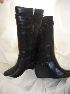 UGG Maxene Boots Black Leather US Sz 6 UK 4