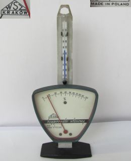 Vintage Medical Ethanol Thermometer Air Humidity Meter