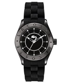 Lacoste Watch, Womens Biarritz Black Silicone Strap 38mm 2000673