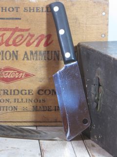 Vtg Case XX Meat Cleaver Steak Carving Knife