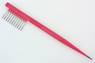 Mebco Touch Up Hair Comb Pic Pick Separate Tease Smooth Pink New Free