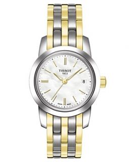 Tissot Watch, Womens Swiss Classic Dream Two Tone Stainless Steel