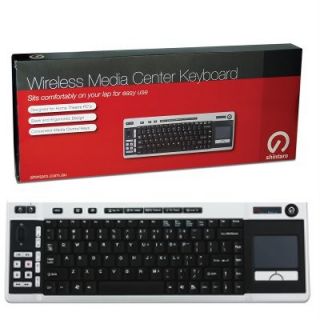 Shintaro Wireless Media Center Keyboard with Trackpad