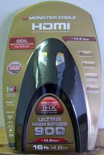 Monster 12 ft Ultra 900 High Speed HDMI Cable 114019 00 MC THX 900 HD