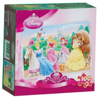 Mega Brands 100 Piece Puzzle Disney Princess Springtime with Friends