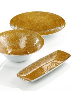 Simply Designz Serveware, Organic Gold Raj Collection