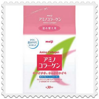 Meiji Amino Collagen Powder refill 214g X 3 packs Collagen VitaminC FS
