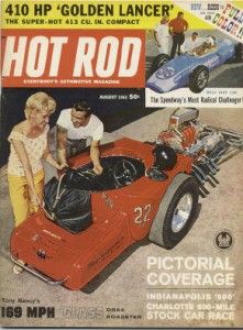 Hot Rod Aug 1962 Dragmasters 413 V8 A FX Dodge Lancer