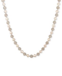 Freshwater Pearl and Rose Quartz (102 1/3 ct. t.w.) Strand Necklace