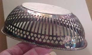 Small Keltum Netherlands Silver Plate Cracker Basket