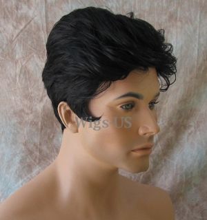 Elvis Style Mens Costume Wigs High Quality