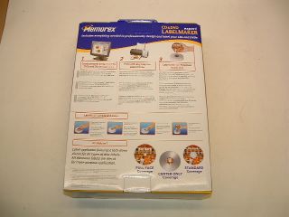 Memorex CD DVD Expert Label Maker Labelmaker Kit New