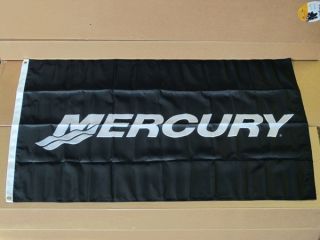 New Mercury Marine Logo Outboard Motor Flag 3 x 5 High Quality