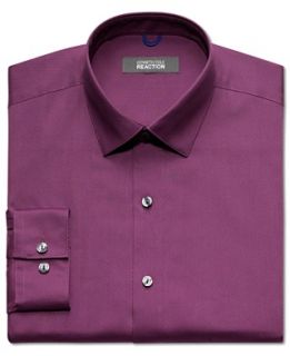Kenneth Cole Reaction Dress Shirt, Tonal Solid Long Sleeve Shirt