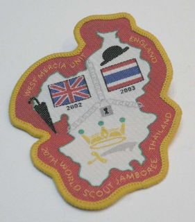 Thailand) UNITED KINGDOM / BRITISH West Mercia Delegation Badge SET