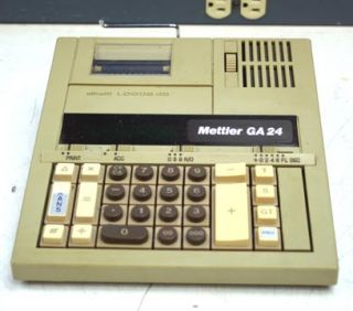 Mettler Toledo GA24 Calculator Printer Olivetti Logos