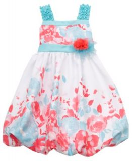 Rare Editions Kids Dress, Little Girls Flower Print Dress   Kids