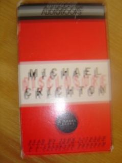 Disclosure by Michael Crichton Abridged on 4 Cassetttes Made Into A