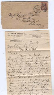 Oldhal Detroit MI Letter 1887 Dental Surgical Depot