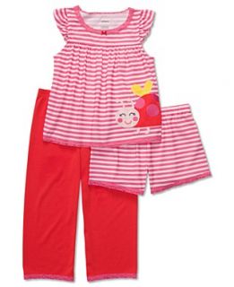 Carters Baby Pajamas, Baby Girls 3 Piece Pajama Set