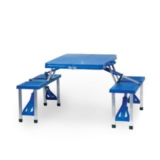 Picnic Sport Portable Outdoor Picnic Table Blue