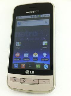 LG Optimus M MS690 Metro Pcs Android Touchscreen w 3 2 MP Camera