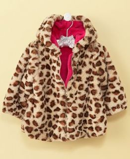 First Impressions Baby Jacket, Baby Girls Animal Faux Fur Jacket